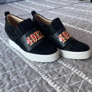 San Francisco 49ers Slip On Sneaker Wedges